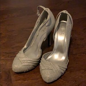 Beautiful silver shoes